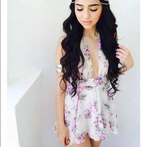 Flower multi-way romper XS